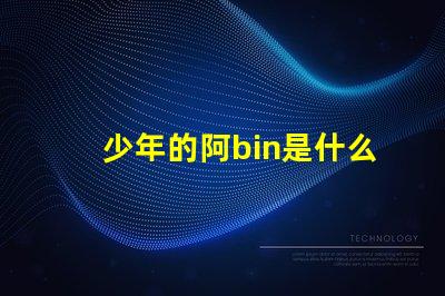少年的阿bin是什么意思 bin導是什么意思梗